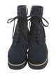 Chanel 2021 Interlocking CC Logo Combat Boots