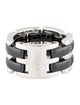 Chanel 18K Diamond Ceramic Large Ultra Ring
