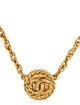 Chanel Vintage CC Pendant Choker Necklace