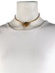 Chanel Vintage CC Pendant Choker Necklace