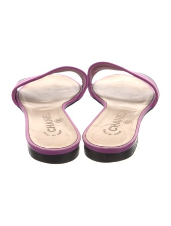 Chanel 2012 Interlocking CC Logo Slides