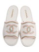 Chanel 2021 Interlocking CC Logo Slides