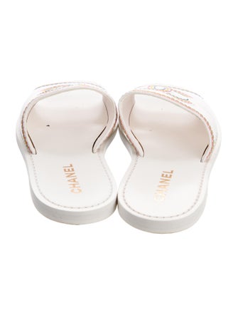 Chanel 2021 Interlocking CC Logo Slides