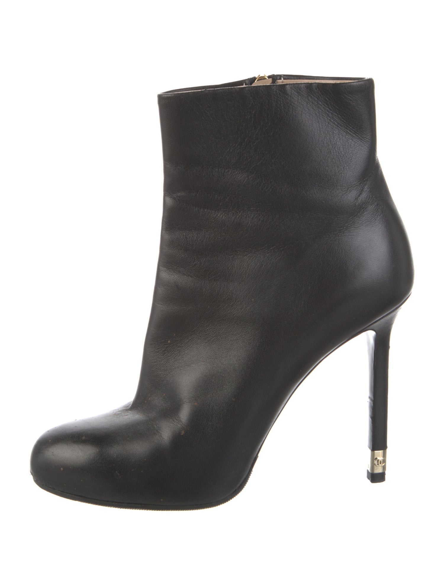 Chanel 2015 Interlocking CC Logo Boots