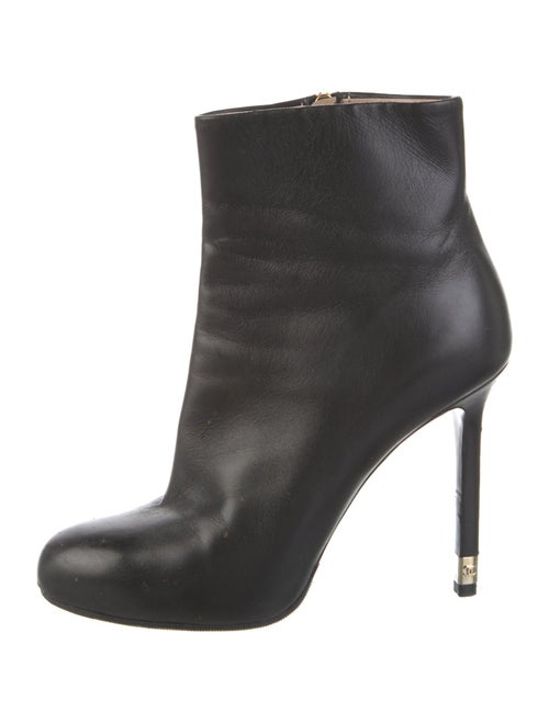 Chanel 2015 Interlocking CC Logo Boots