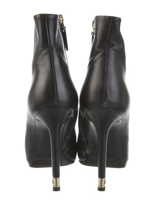 Chanel 2015 Interlocking CC Logo Boots