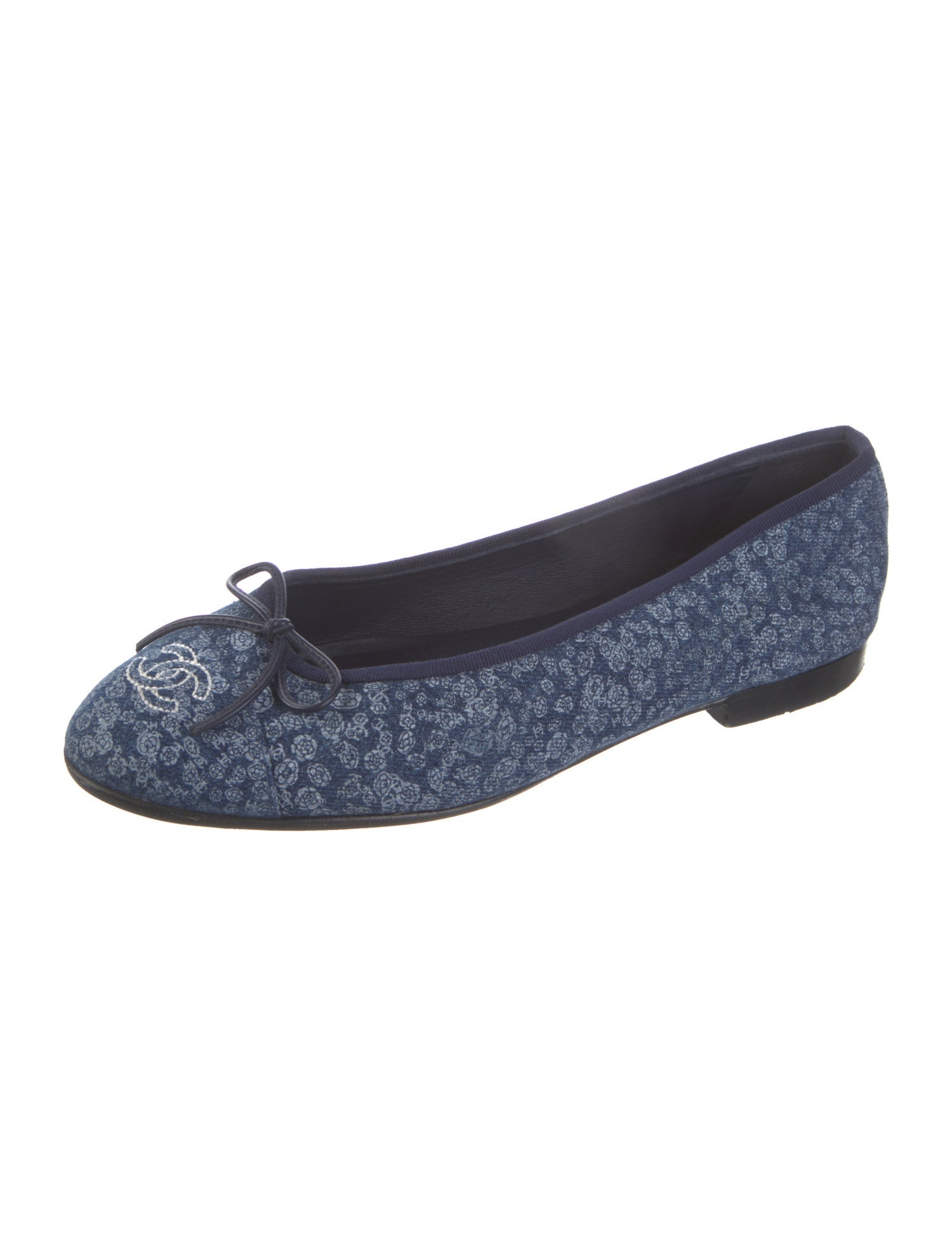 Chanel 2021 Interlocking CC Logo Ballet Flats