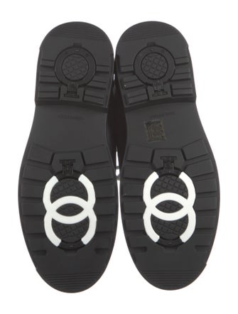 Chanel 2020 Interlocking CC Logo Combat Boots