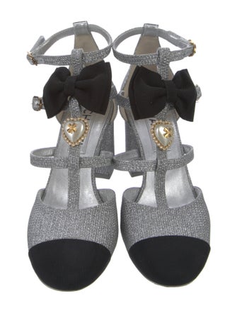 Chanel 2024 Interlocking CC Logo T-Strap Pumps