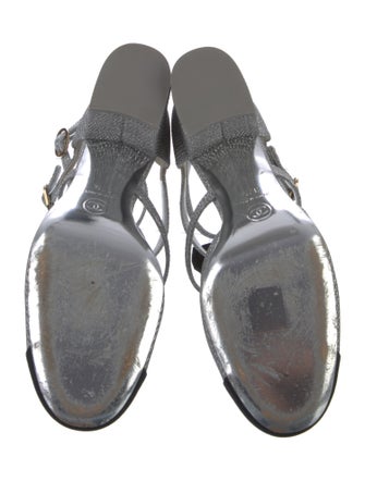 Chanel 2024 Interlocking CC Logo T-Strap Pumps