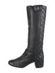 Chanel 2010 Interlocking CC Logo Riding Boots
