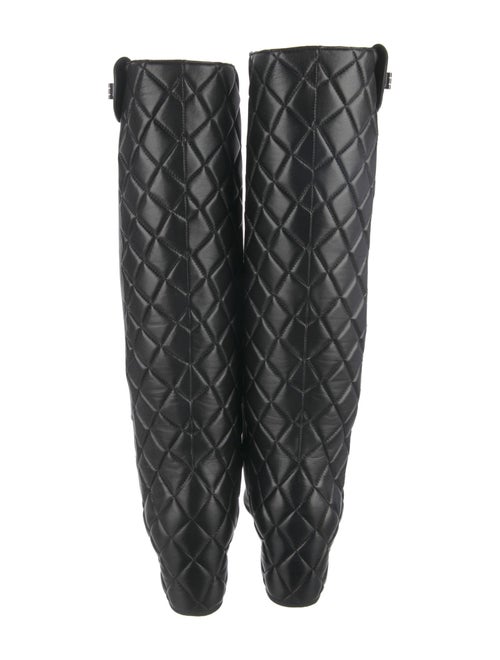 Chanel 2010 Interlocking CC Logo Riding Boots