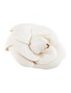 Chanel Vintage Leather Camellia Brooch