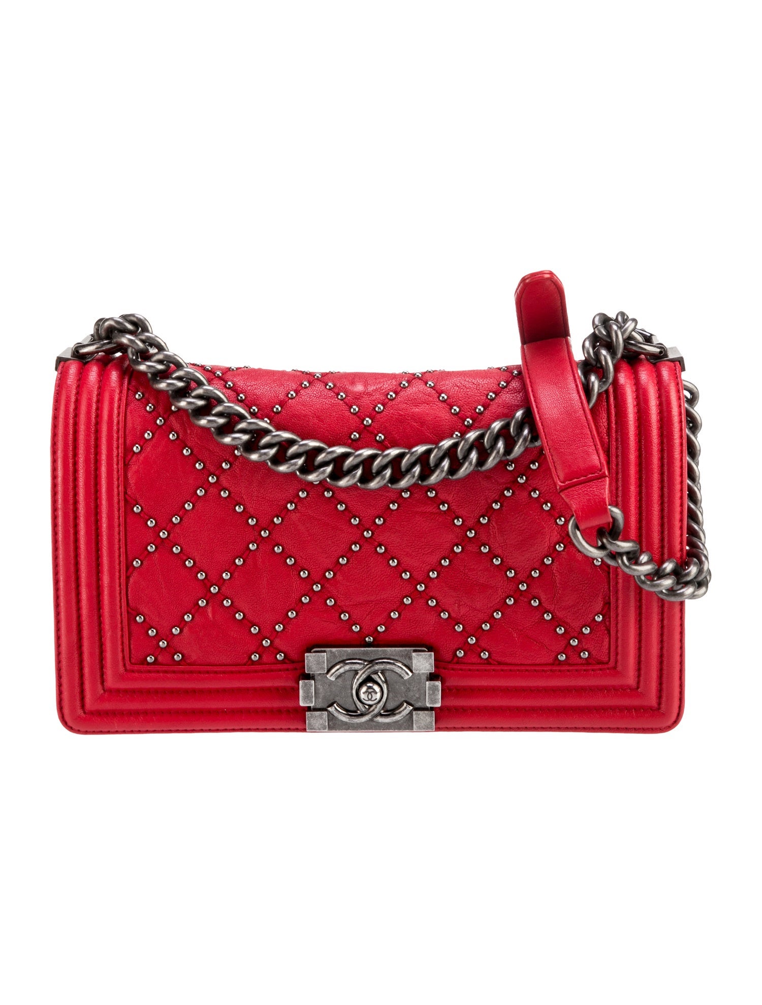 Chanel Medium Studded Boy Bag