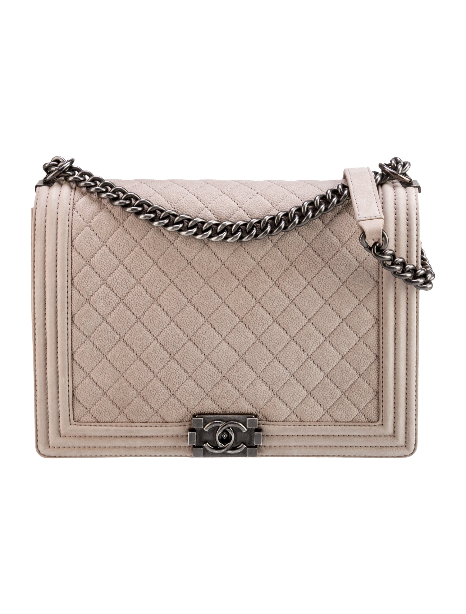 Chanel Large Nubuck Boy Bag