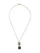 Chanel Lace CC Pendant Necklace