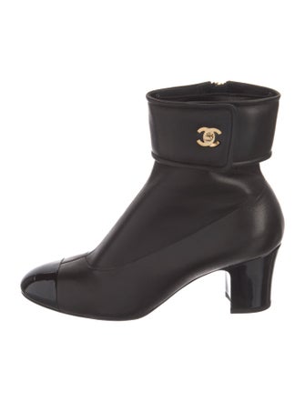 Chanel 2020 Interlocking CC Logo Boots
