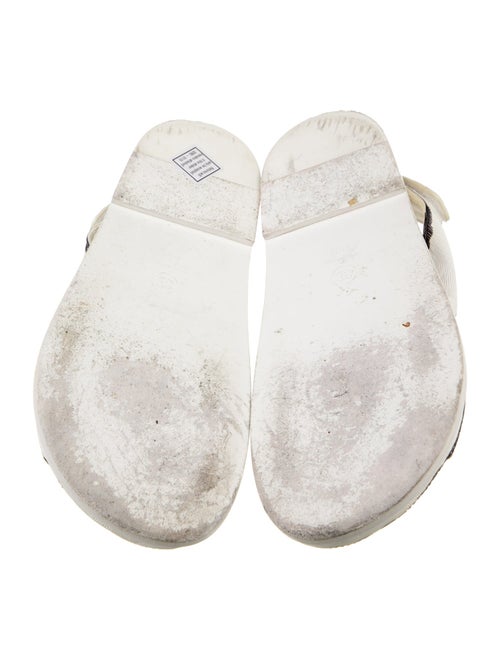 Chanel Interlocking CC Logo Leather Espadrilles