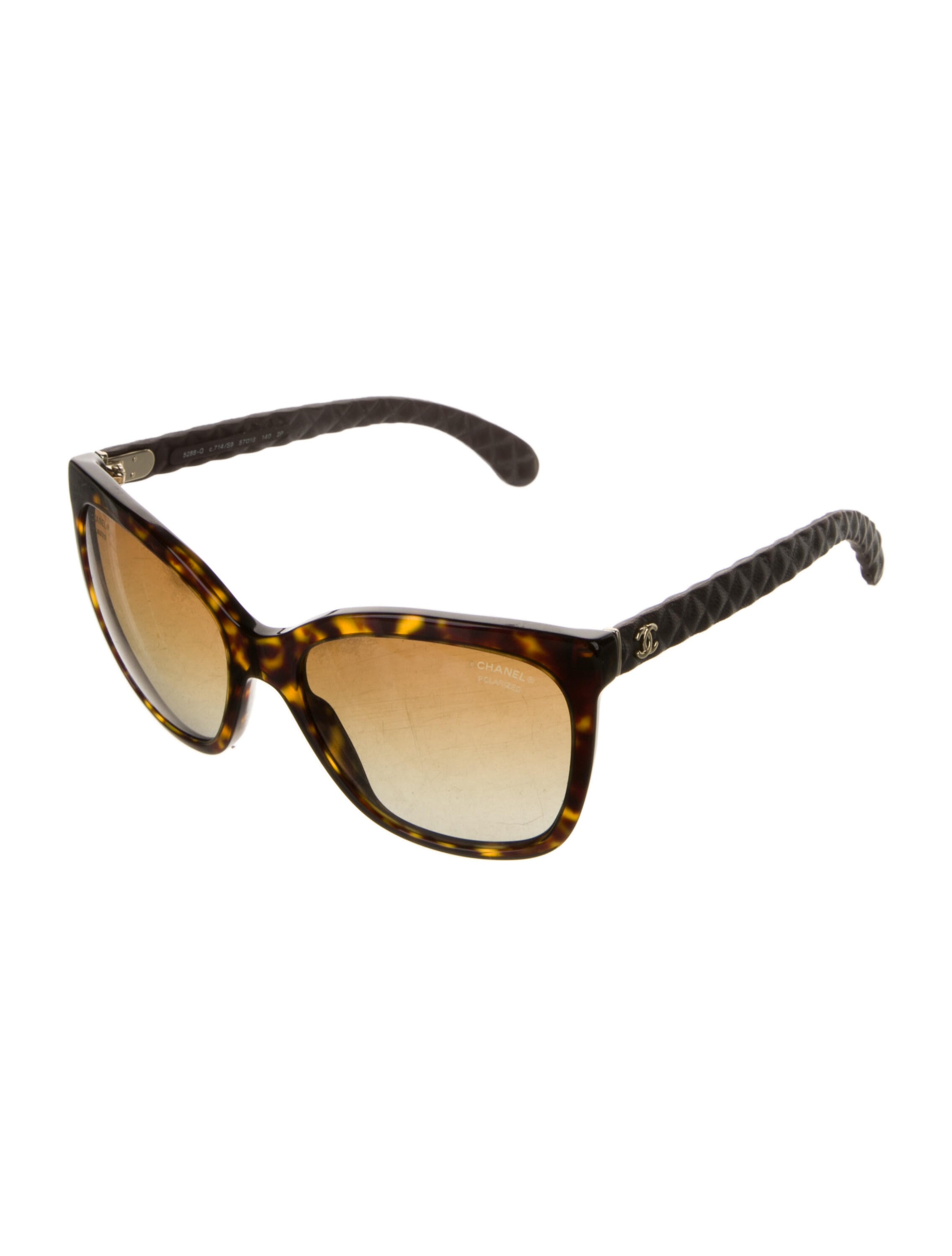 Chanel Interlocking CC Logo Cat-Eye Sunglasses