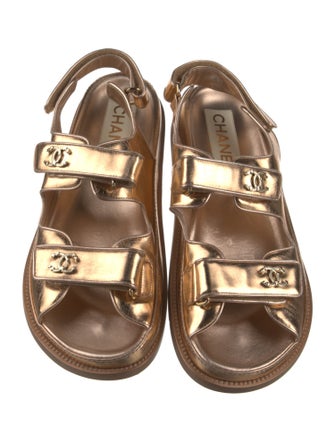 Chanel 2022 Interlocking CC Logo Slides