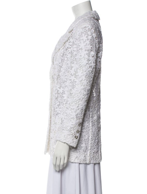 Chanel 2023 Lace Pattern Blazer