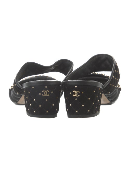 Chanel 2020 Quilted Pattern Slides