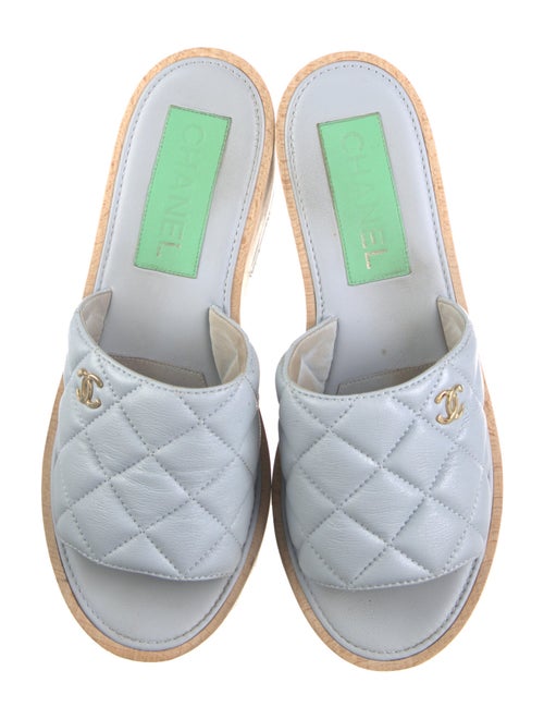 Chanel 2022 Interlocking CC Logo Slides