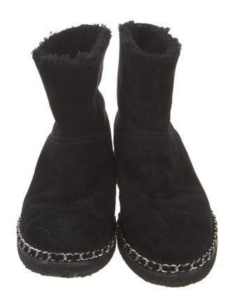 Chanel 2019 Interlocking CC Logo Boots