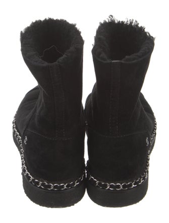 Chanel 2019 Interlocking CC Logo Boots