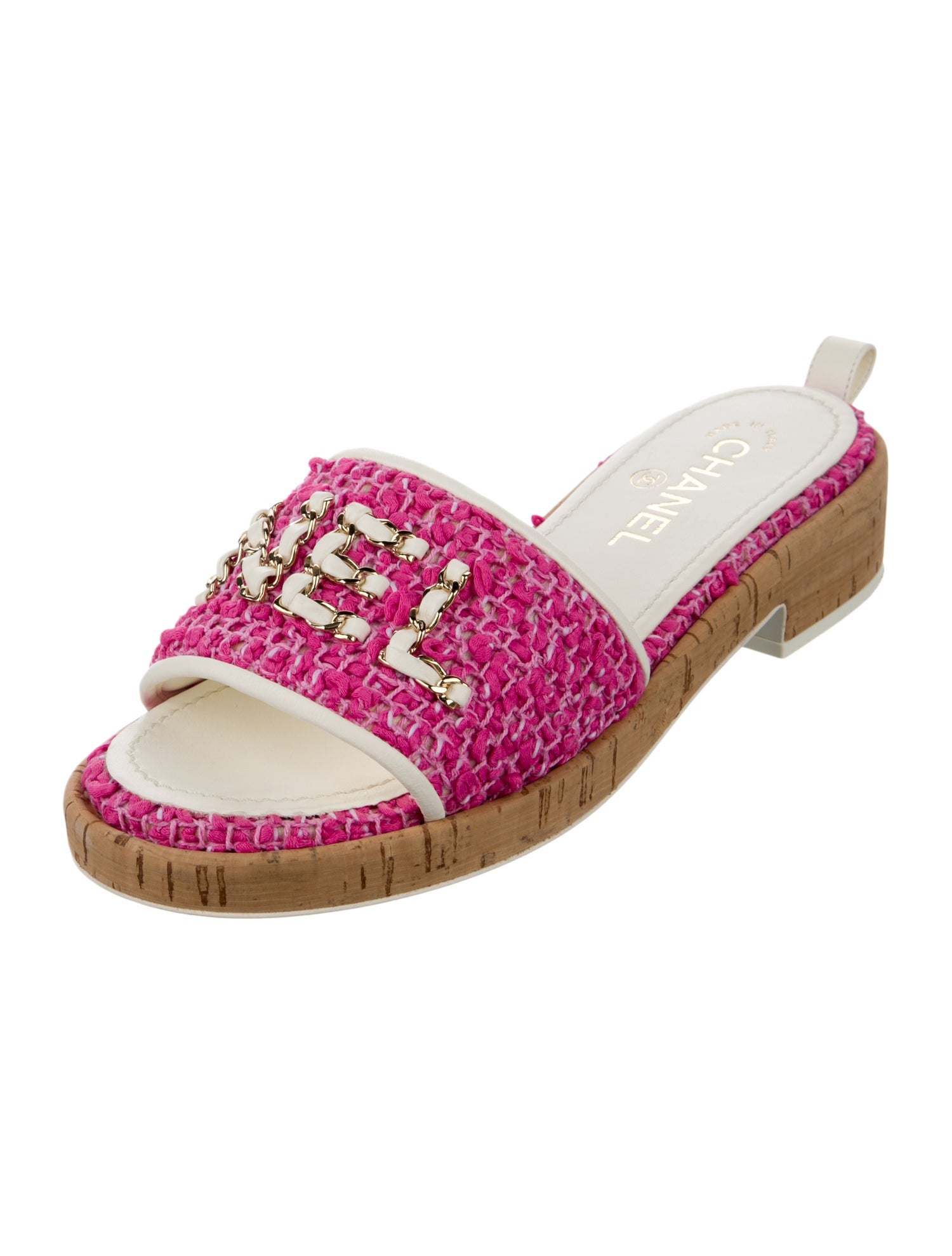 Chanel 2021 Interlocking CC Logo Slides