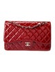 Chanel Classic Patent Jumbo Double Flap Bag