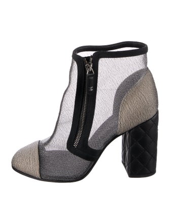 Chanel 2018 Interlocking CC Logo Boots