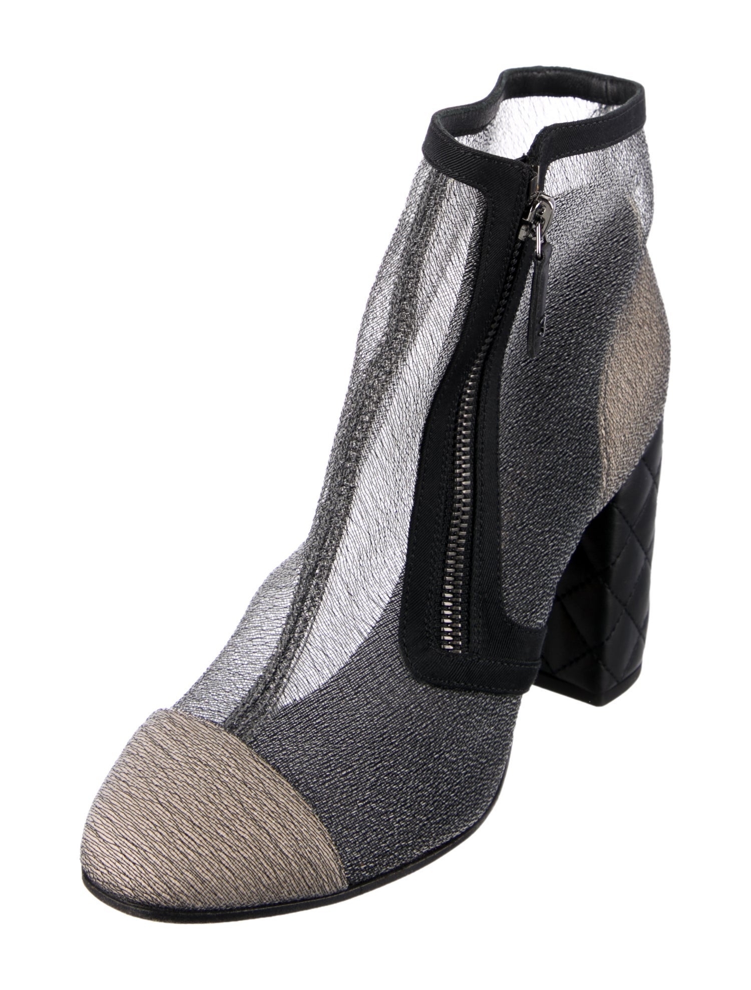 Chanel 2018 Interlocking CC Logo Boots