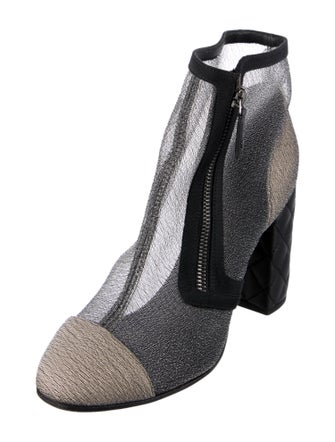 Chanel 2018 Interlocking CC Logo Boots