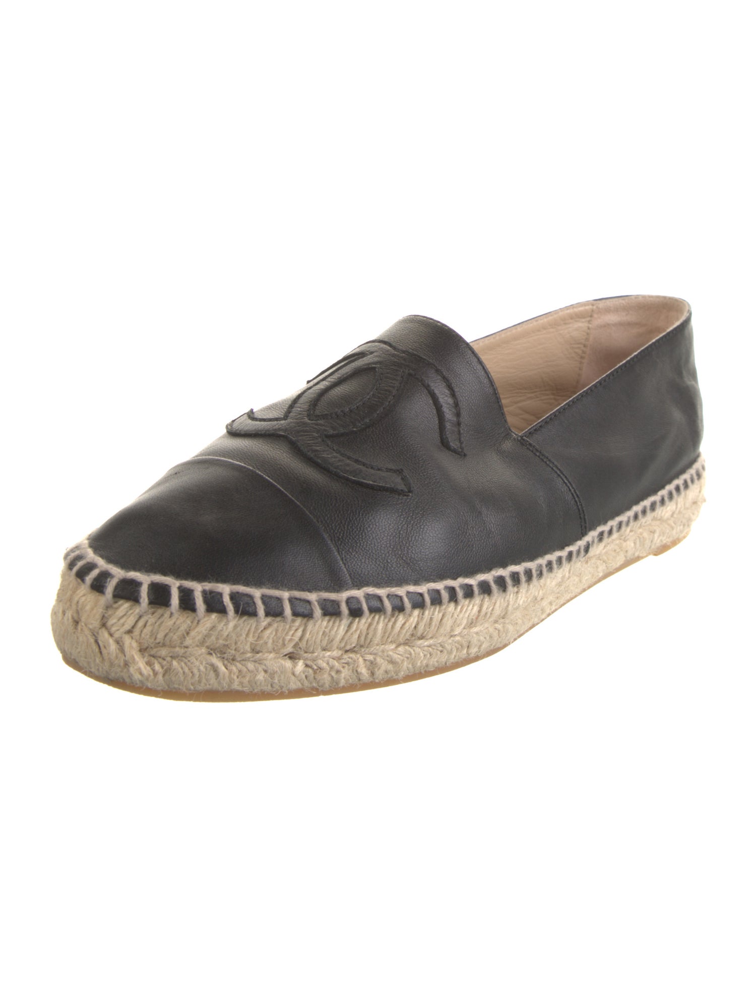 Chanel 2014 Interlocking CC Logo Espadrilles