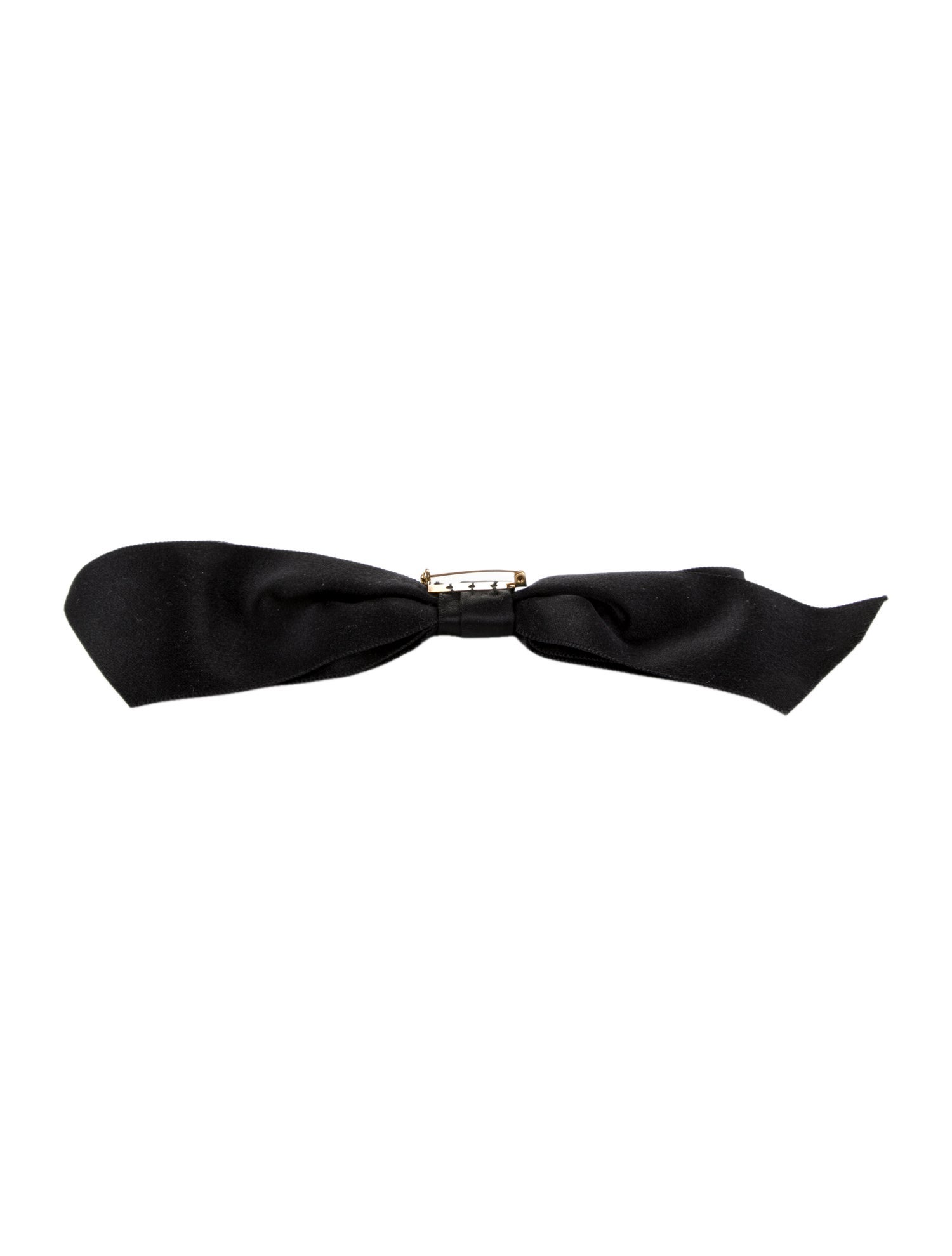 Chanel Satin Bow Brooch