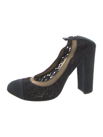 Chanel 2012 Lace Pattern Pumps