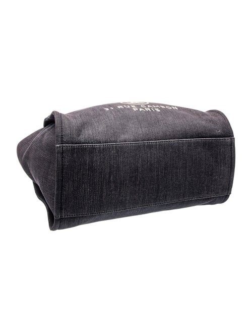 Chanel Medium Denim Deauville Shopping Tote
