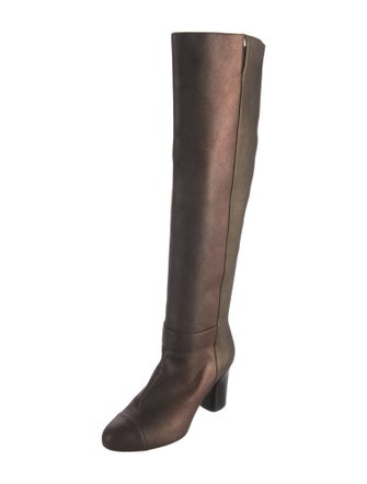 Chanel 2011 Interlocking CC Logo Boots