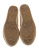 Chanel Interlocking CC Logo Leather Espadrilles