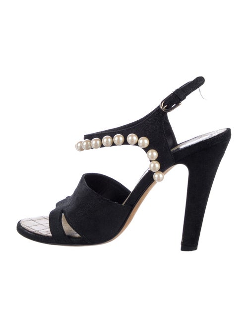 Chanel 2014 Interlocking CC Logo Slingback Sandals