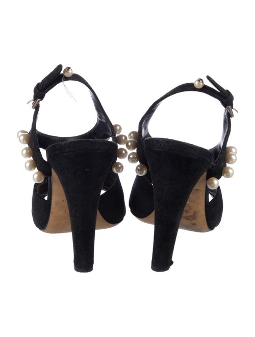 Chanel 2014 Interlocking CC Logo Slingback Sandals