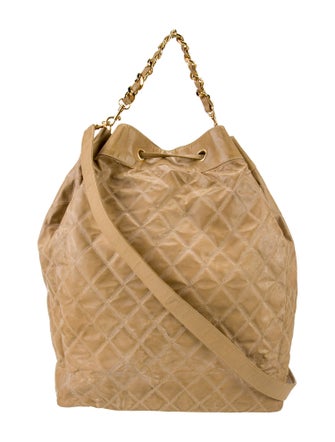 Chanel XL Quilted Bucket Bag