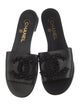 Chanel 2019 Interlocking CC Logo Slides