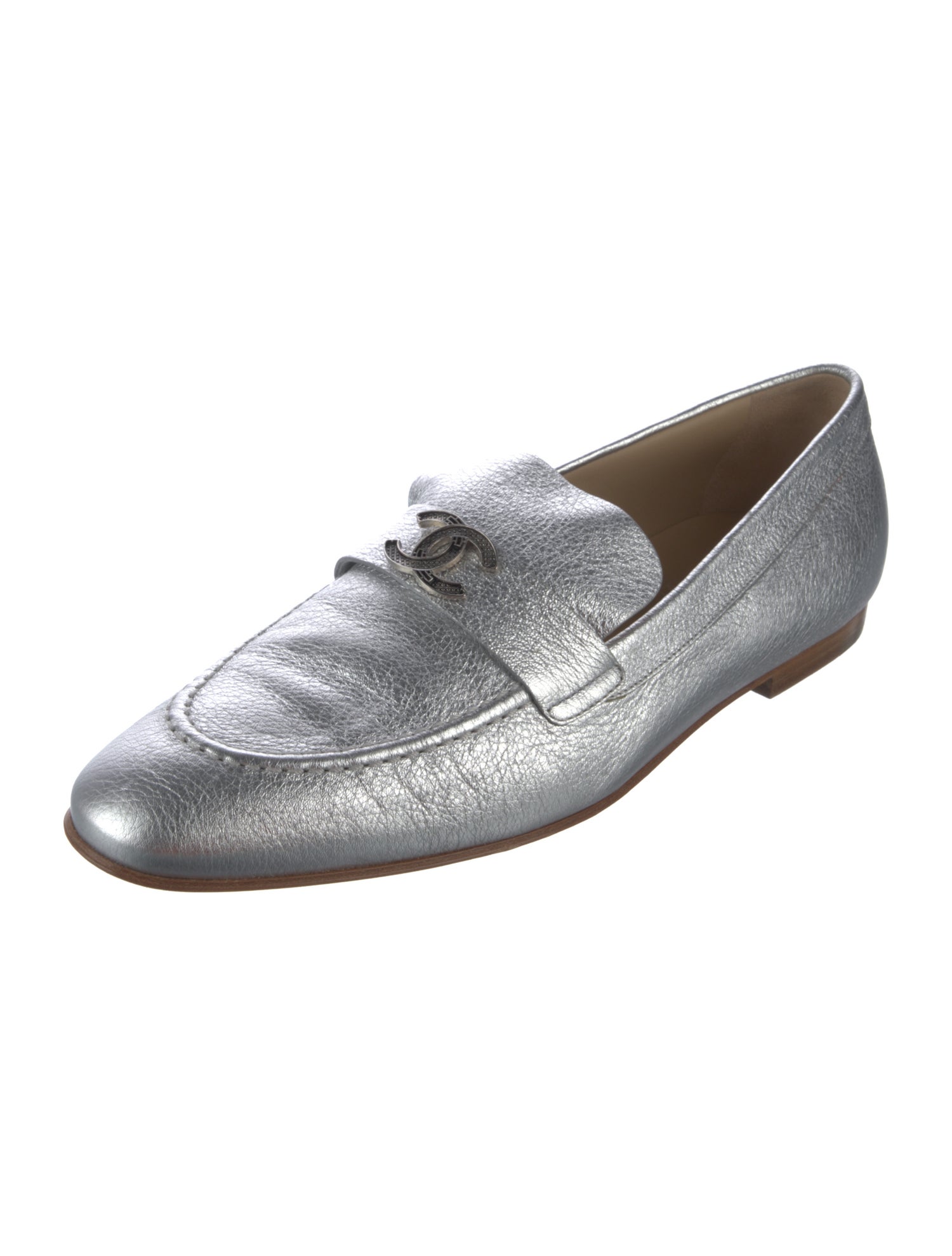 Chanel 2017 Interlocking CC Logo Loafers