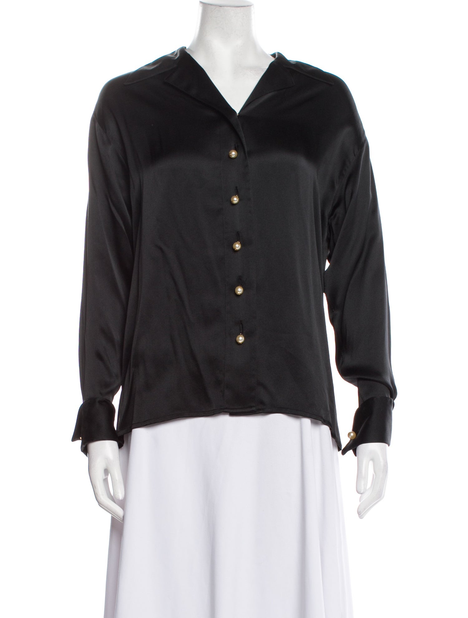 Chanel Vintage 1997 Button-Up Top