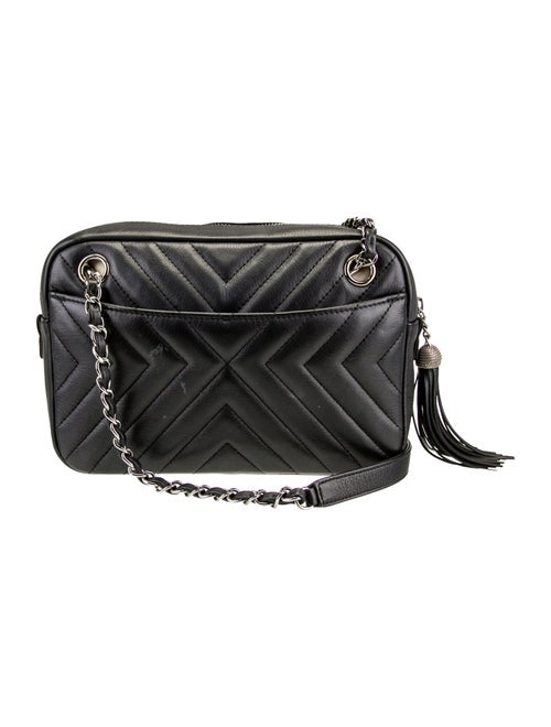 Chanel Diagonal Chevron Camera Bag