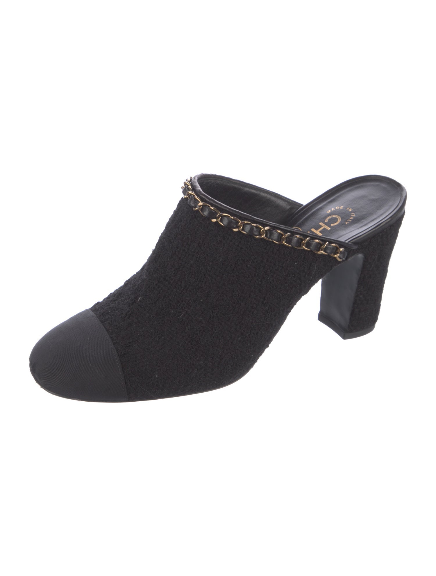 Chanel 2017 Interlocking CC Logo Mules