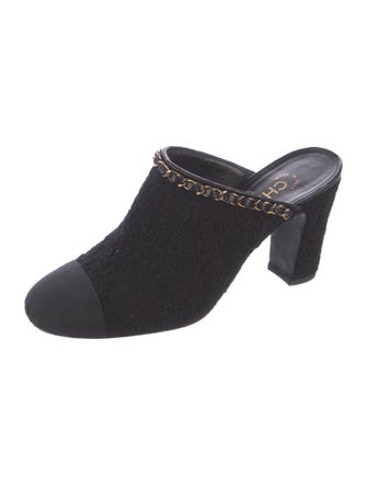 Chanel 2017 Interlocking CC Logo Mules