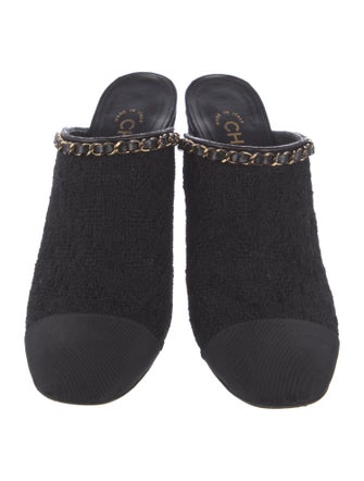 Chanel 2017 Interlocking CC Logo Mules